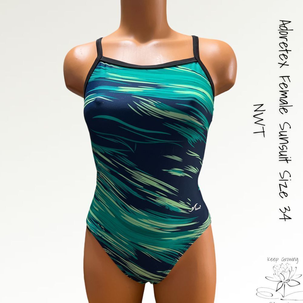 Adoretex Women's Pro Athletic Swimsuit - Size 6 (34) - New with Tags